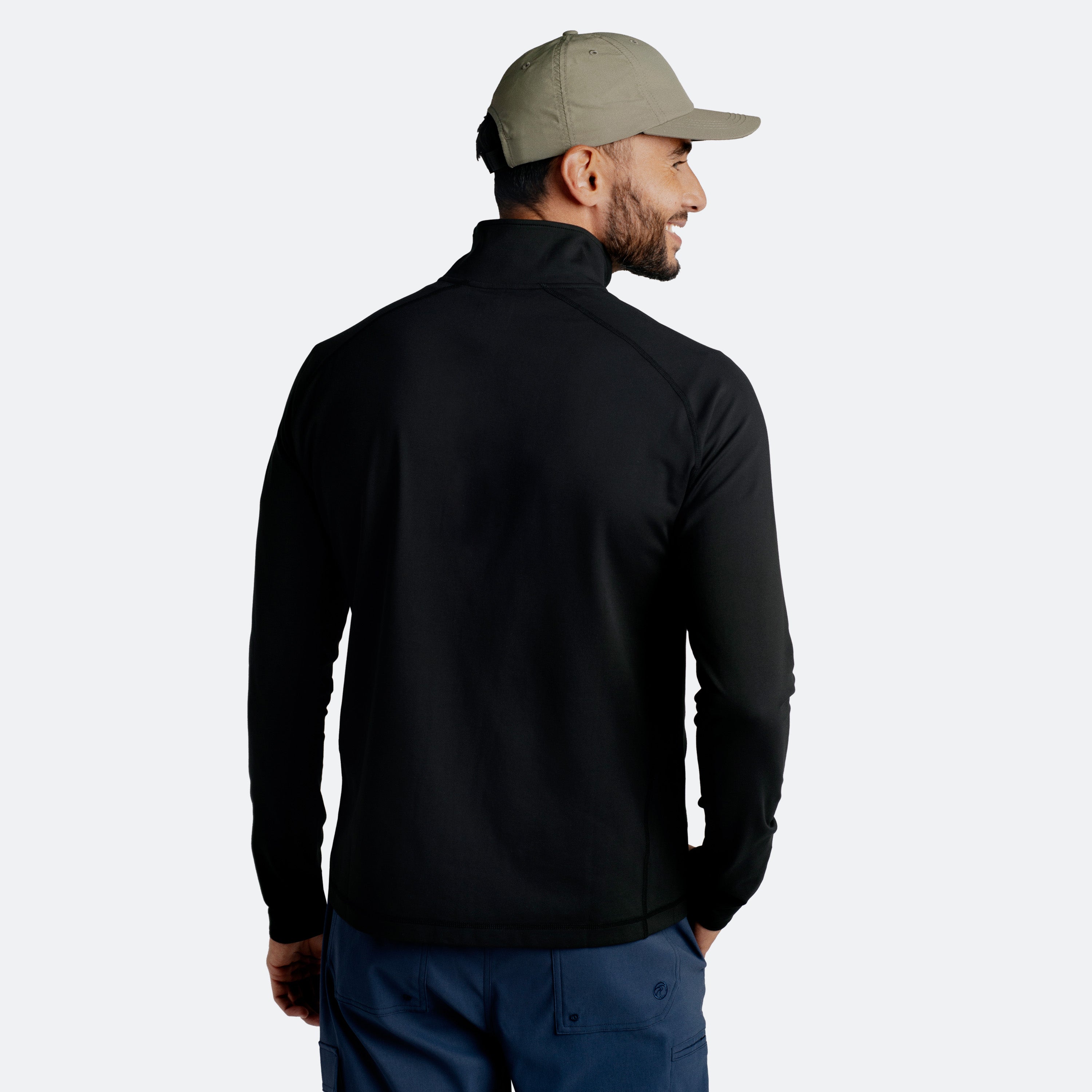 ブランズウッィクVaporize15P Midweight Quarter-Zip | Men's Performance Quarter-Zip | 365 Fabric