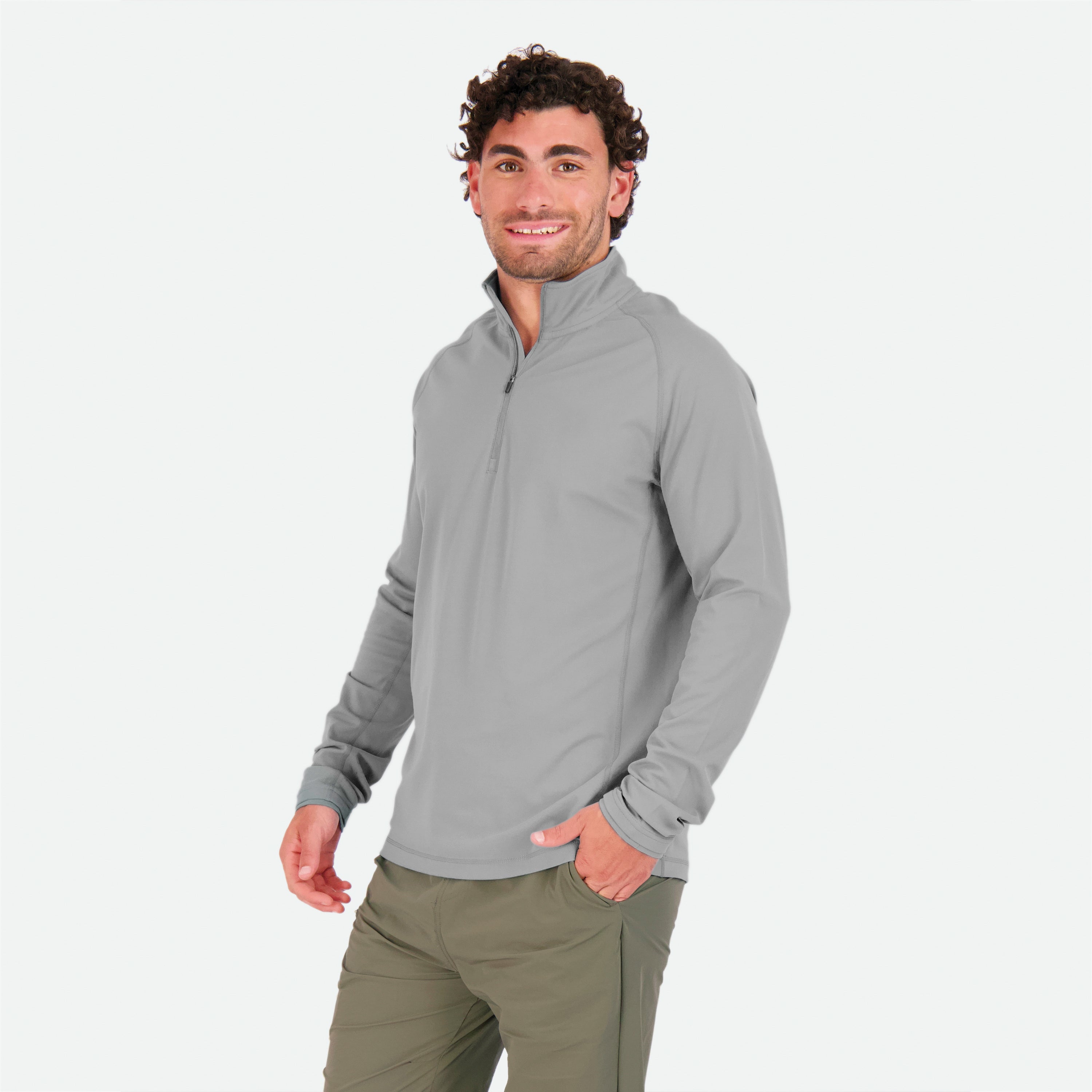 Midweight Quarter-Zip | Men's Performance Quarter-Zip | 365 Fabric