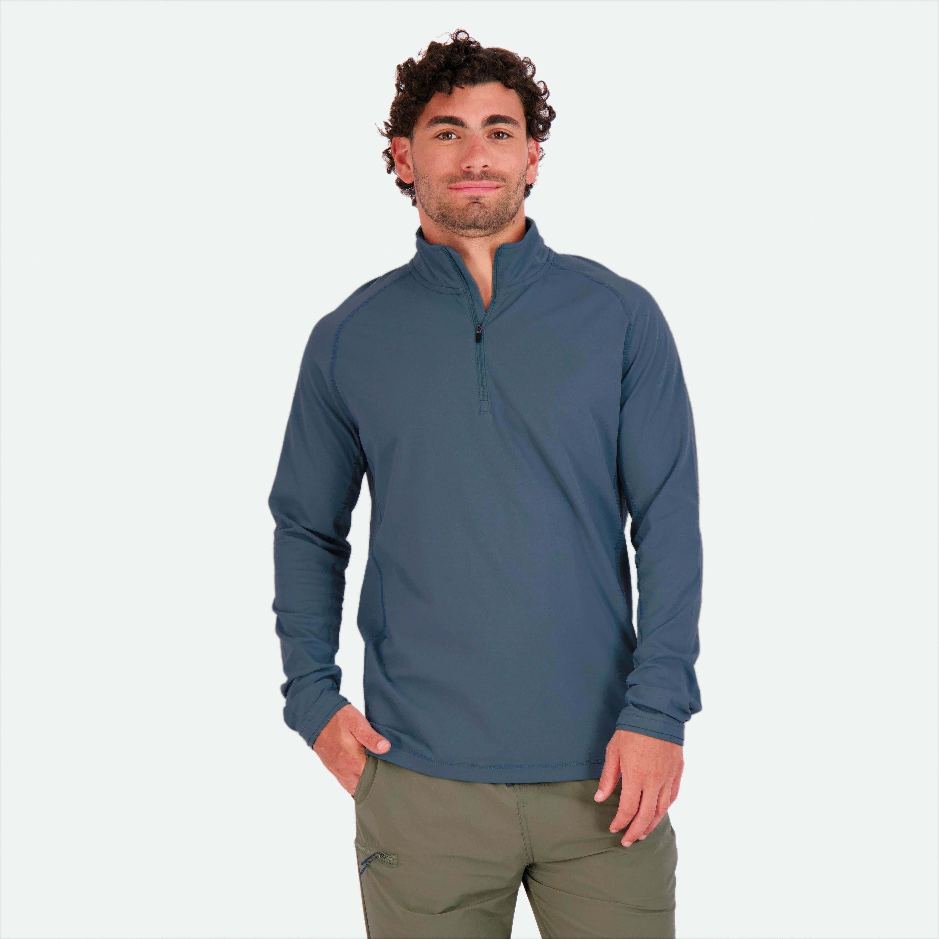 Midweight Quarter-Zip | Men's Performance Quarter-Zip | 365 Fabric